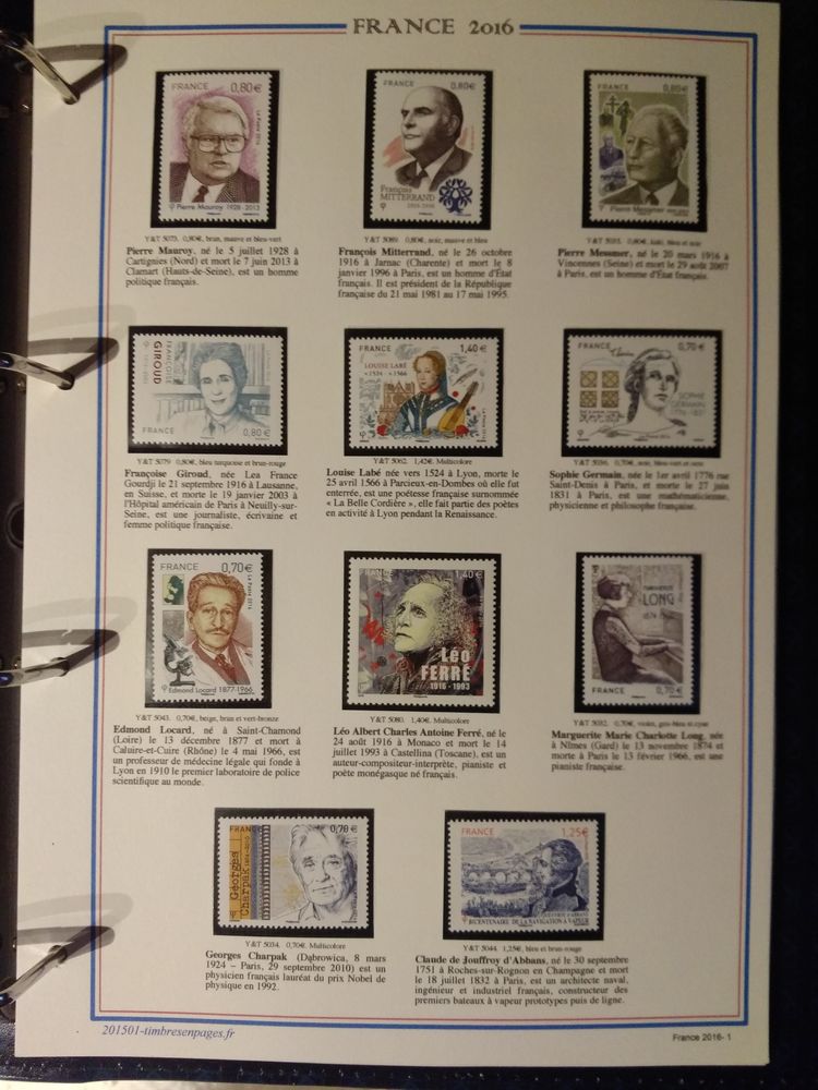 Album de timbres